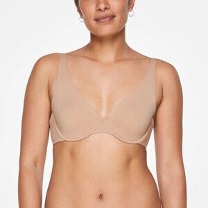 ThirdLove 24/7® Classic Unlined Bra Taupe Tan Nude Beige 32G Second Skin